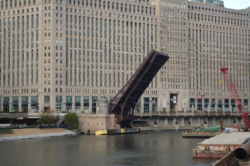 River North shopping district in Chicago